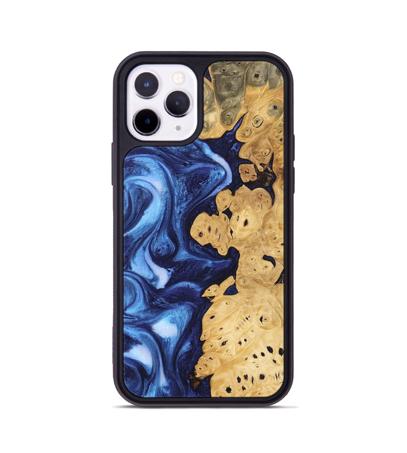 iPhone 11 Pro Wood Phone Case - Drew (Blue, 746254)