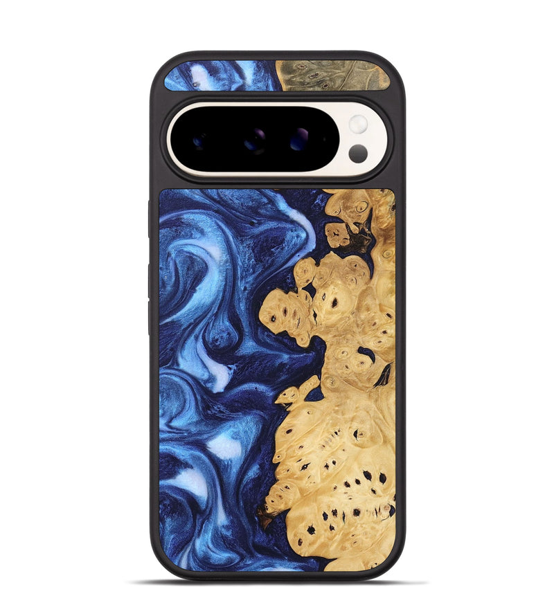 Pixel 9 Wood Phone Case - Drew (Blue, 746254)