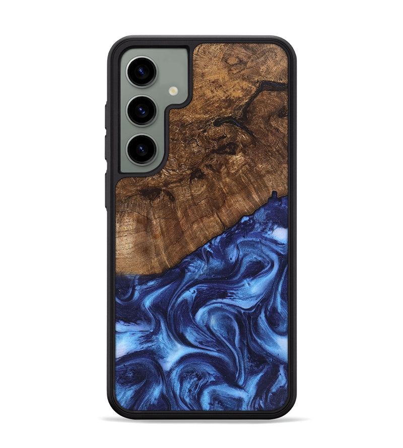 Galaxy S24 Plus Wood Phone Case - Vallie (Blue, 746256)