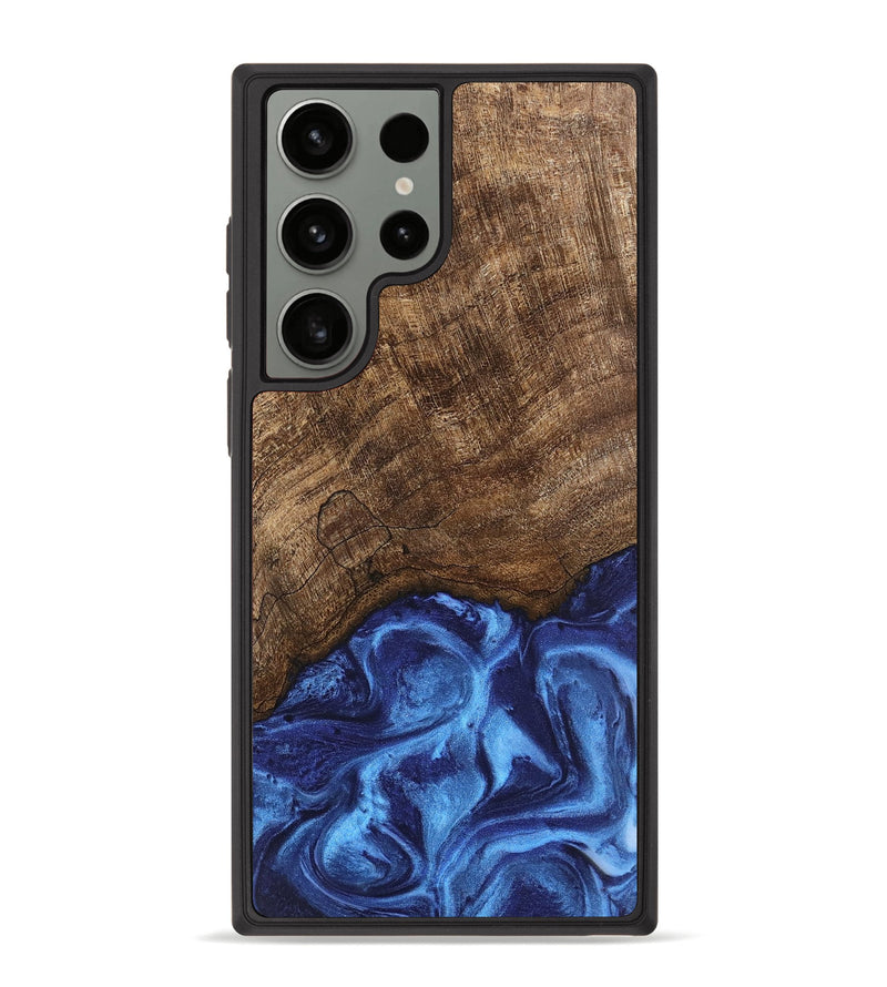 Galaxy S23 Ultra Wood Phone Case - Nettie (Blue, 746257)