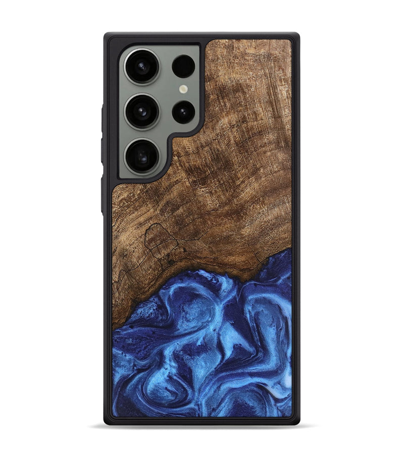 Galaxy S24 Ultra Wood Phone Case - Nettie (Blue, 746257)