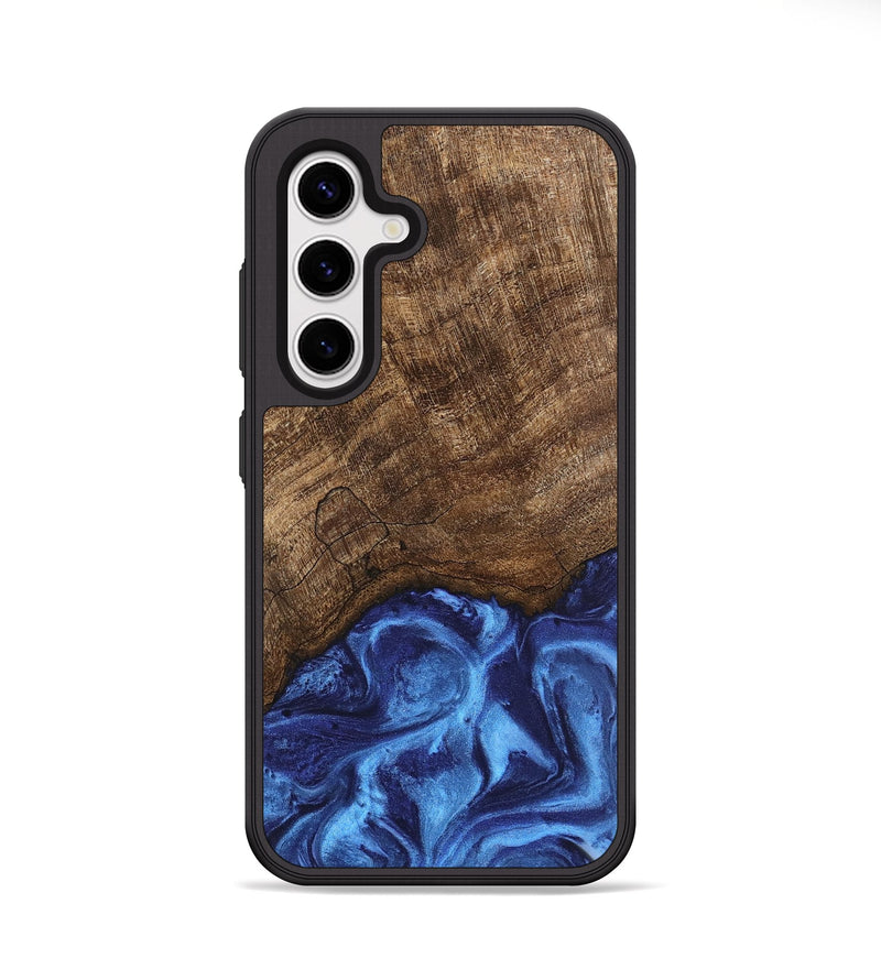 Galaxy S25 Plus Wood Phone Case - Nettie (Blue, 746257)