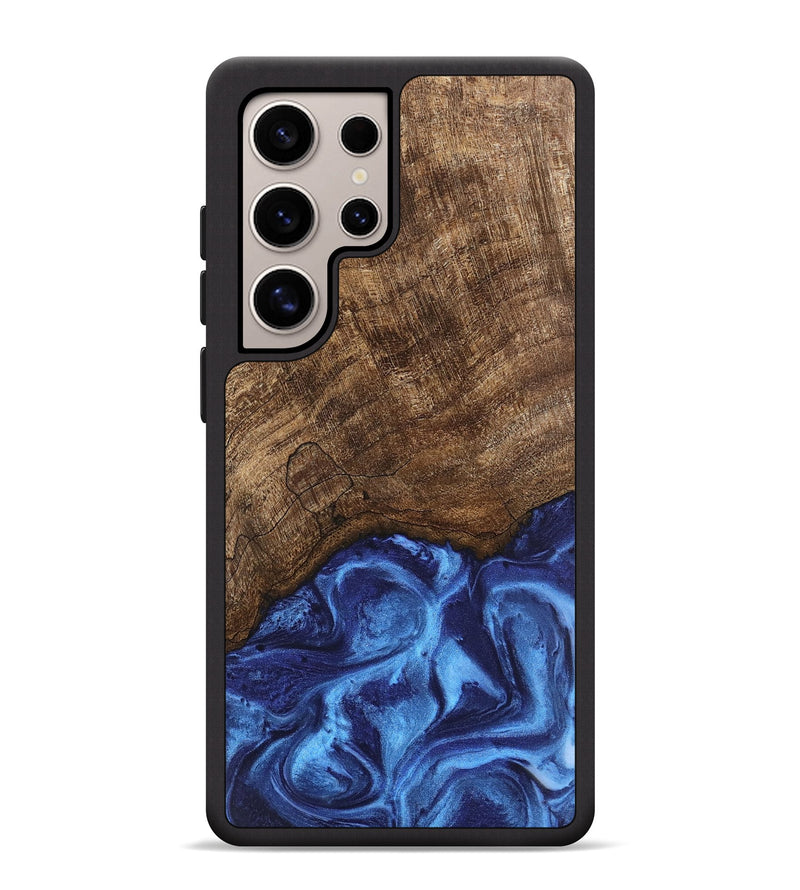 Galaxy S25 Ultra Wood Phone Case - Nettie (Blue, 746257)