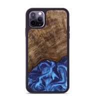 iPhone 11 Pro Max Wood Phone Case - Nettie (Blue, 746257)