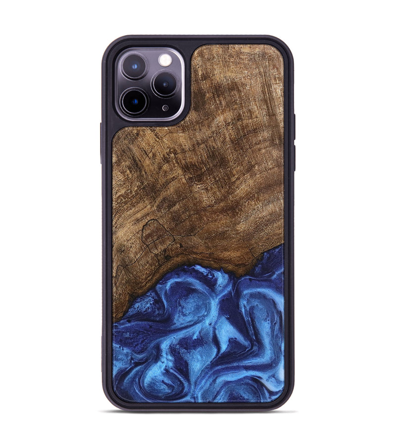 iPhone 11 Pro Max Wood Phone Case - Nettie (Blue, 746257)