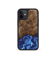 iPhone 12 mini Wood Phone Case - Nettie (Blue, 746257)