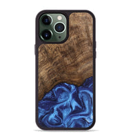 iPhone 13 Pro Max Wood Phone Case - Nettie (Blue, 746257)