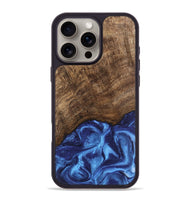 iPhone 16 Pro Max Wood Phone Case - Nettie (Blue, 746257)