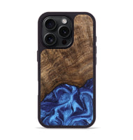 iPhone 16 Pro Wood Phone Case - Nettie (Blue, 746257)