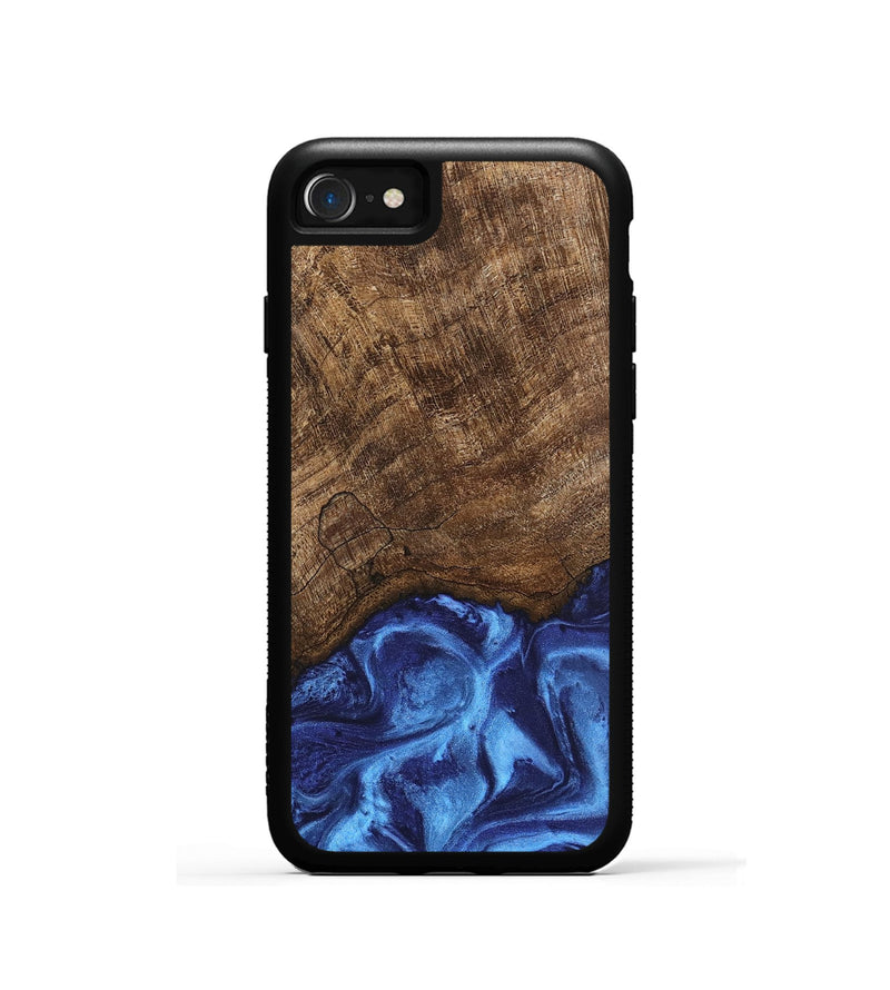 iPhone SE Wood Phone Case - Nettie (Blue, 746257)