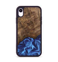 iPhone Xr Wood Phone Case - Nettie (Blue, 746257)