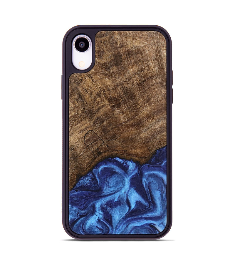 iPhone Xr Wood Phone Case - Nettie (Blue, 746257)