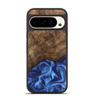 Pixel 9 Wood Phone Case - Nettie (Blue, 746257)