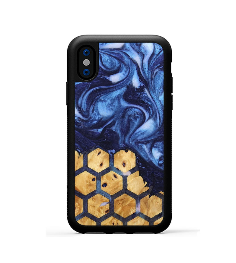 iPhone Xs Wood Phone Case - Evander (Pattern, 746266)