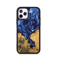 iPhone 11 Pro Wood Phone Case - Miracle (Blue, 746267)