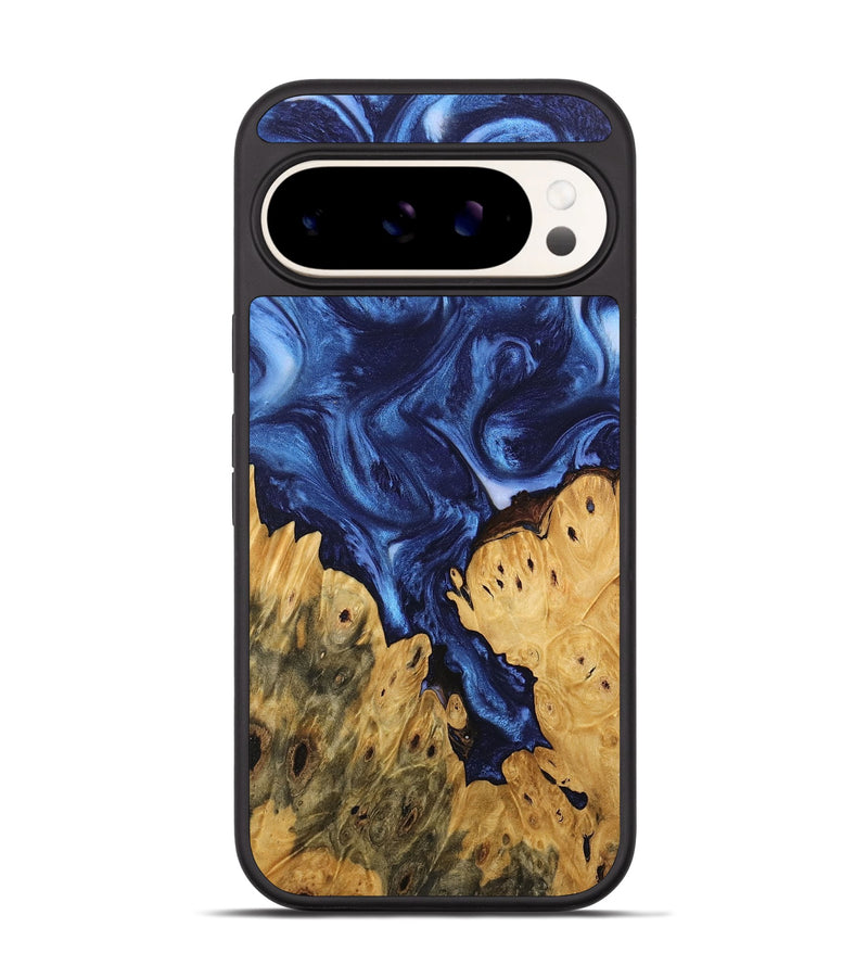 Pixel 9 Wood Phone Case - Miracle (Blue, 746267)