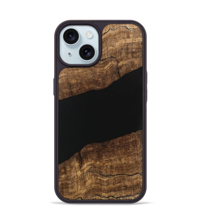 iPhone 15 Wood Phone Case - Asa (Wood Burl, 746270)