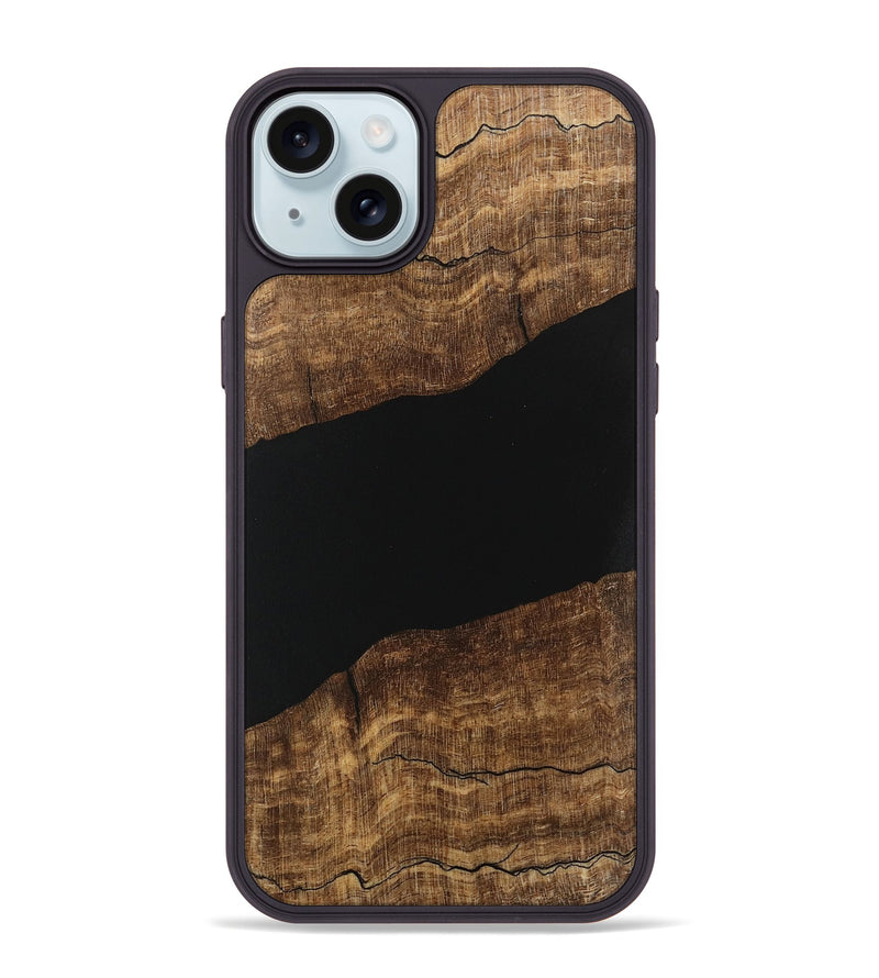 iPhone 15 Plus Wood Phone Case - Asa (Wood Burl, 746270)