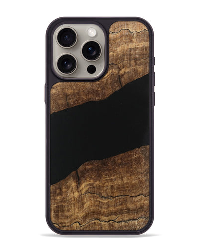 iPhone 15 Pro Max Wood Phone Case - Asa (Wood Burl, 746270)