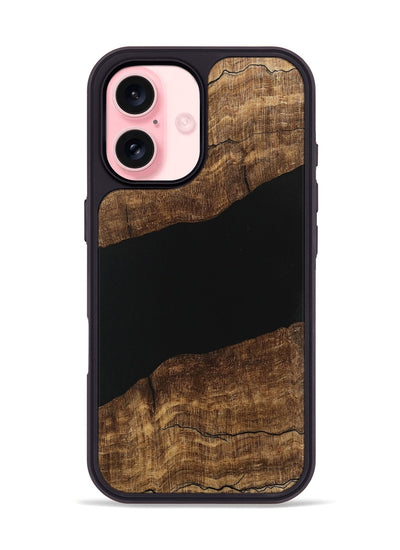 iPhone 16 Wood Phone Case - Asa (Wood Burl, 746270)