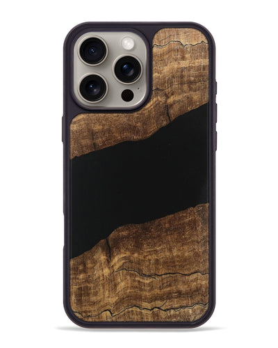 iPhone 16 Pro Max Wood Phone Case - Asa (Wood Burl, 746270)