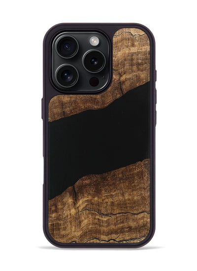 iPhone 16 Pro Wood Phone Case - Asa (Wood Burl, 746270)