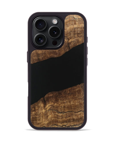 iPhone 16 Pro Wood Phone Case - Asa (Wood Burl, 746270)