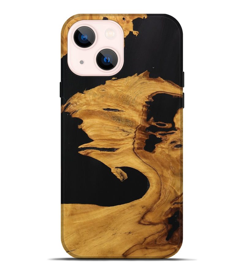 iPhone 14 Plus Wood Live Edge Phone Case - Annie (Wood Burl, 746273)