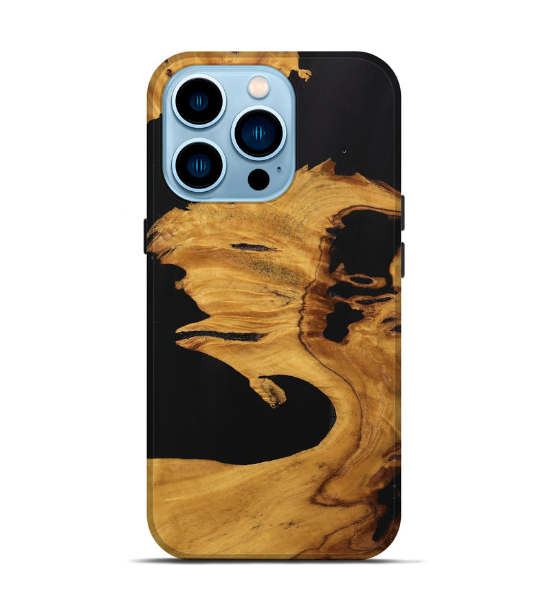 iPhone 14 Pro Wood Live Edge Phone Case - Annie (Wood Burl, 746273)