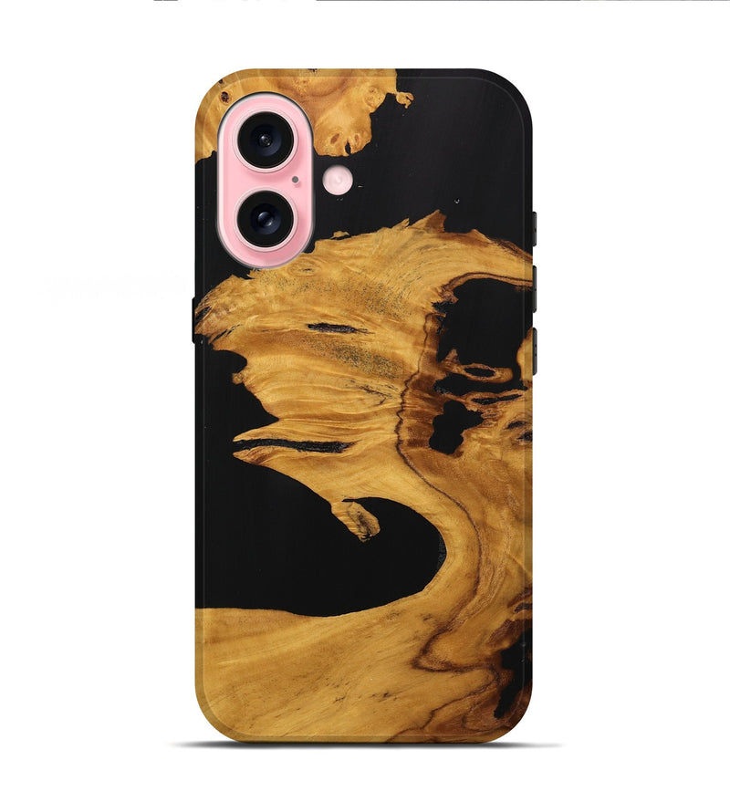 iPhone 16 Wood Live Edge Phone Case - Annie (Wood Burl, 746273)