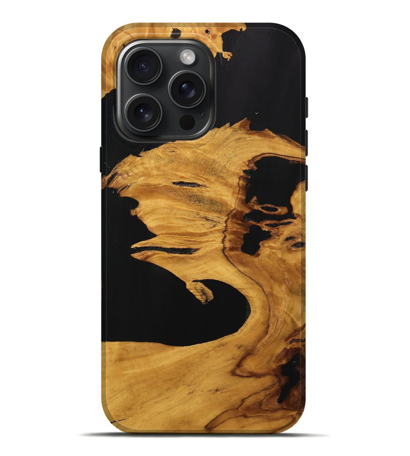 iPhone 16 Pro Max Wood Live Edge Phone Case - Annie (Wood Burl, 746273)