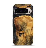 Pixel 9 Wood Live Edge Phone Case - Brandon (Black & White, 746275)