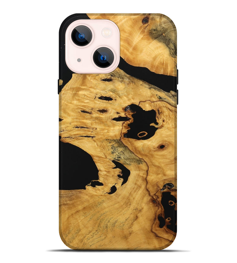 iPhone 14 Plus Wood Live Edge Phone Case - Tara (Wood Burl, 746276)