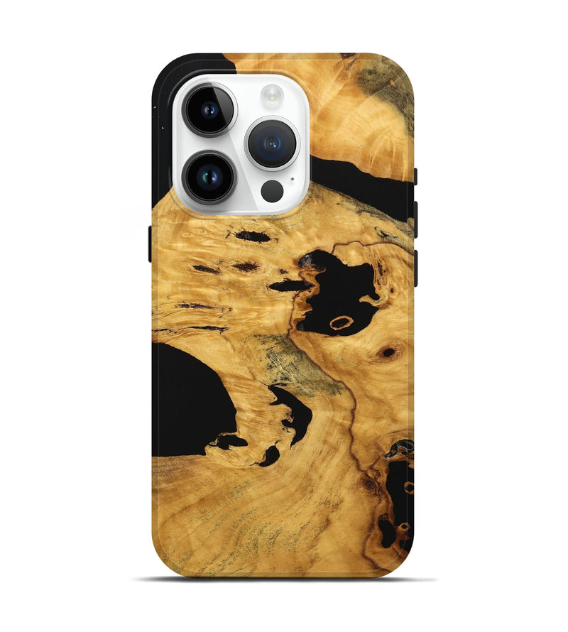 iPhone 15 Pro Wood Live Edge Phone Case - Tara (Wood Burl, 746276)