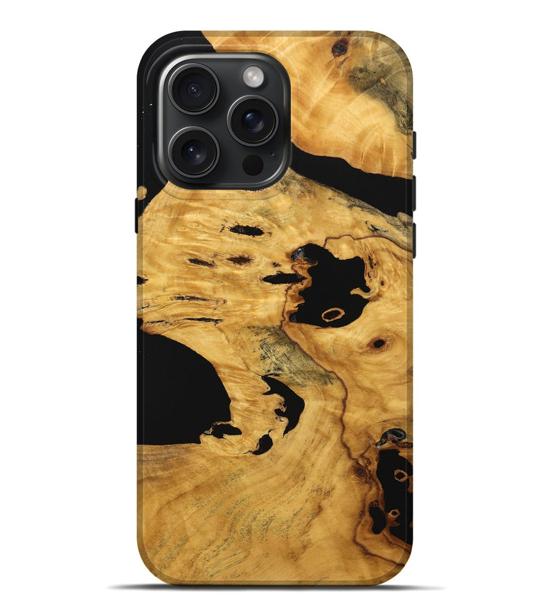 iPhone 16 Pro Max Wood Live Edge Phone Case - Tara (Wood Burl, 746276)