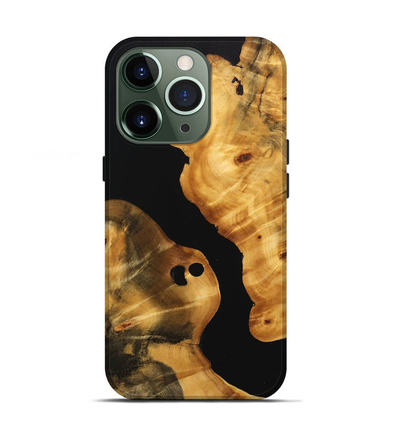 iPhone 13 Pro Wood Live Edge Phone Case - Janessa (Wood Burl, 746277)