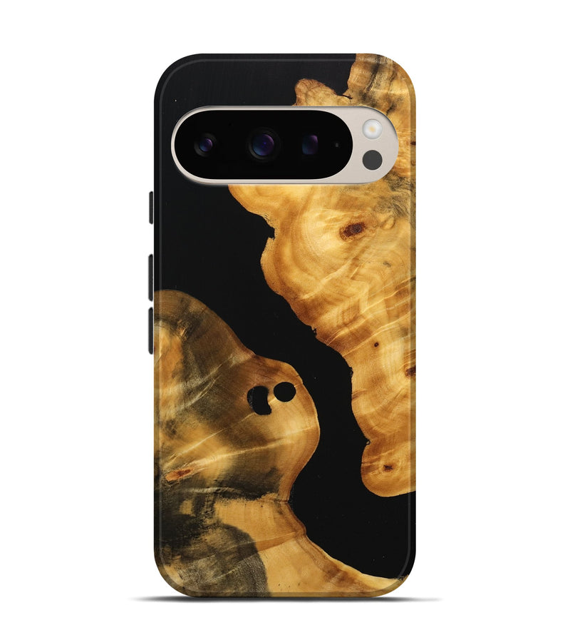 Pixel 9 Pro Wood Live Edge Phone Case - Janessa (Wood Burl, 746277)