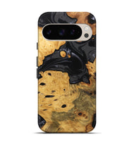 Pixel 9 Wood Live Edge Phone Case - Ursula (Black & White, 746278)