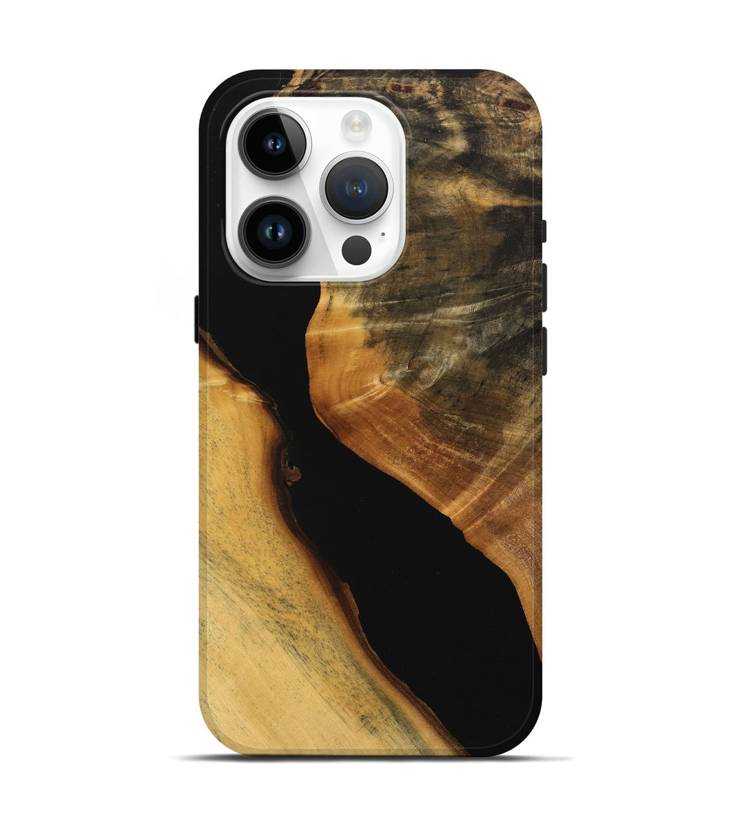 iPhone 15 Pro Wood Live Edge Phone Case - Rodolfo (Wood Burl, 746279)