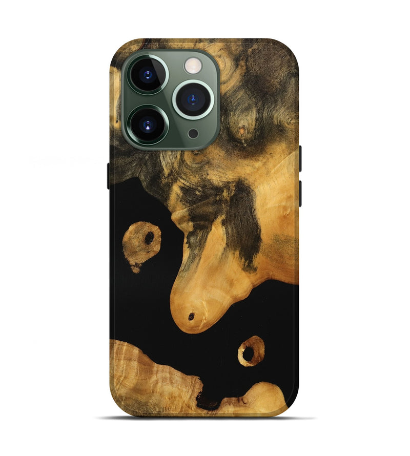 iPhone 13 Pro Wood Live Edge Phone Case - Hadley (Wood Burl, 746280)