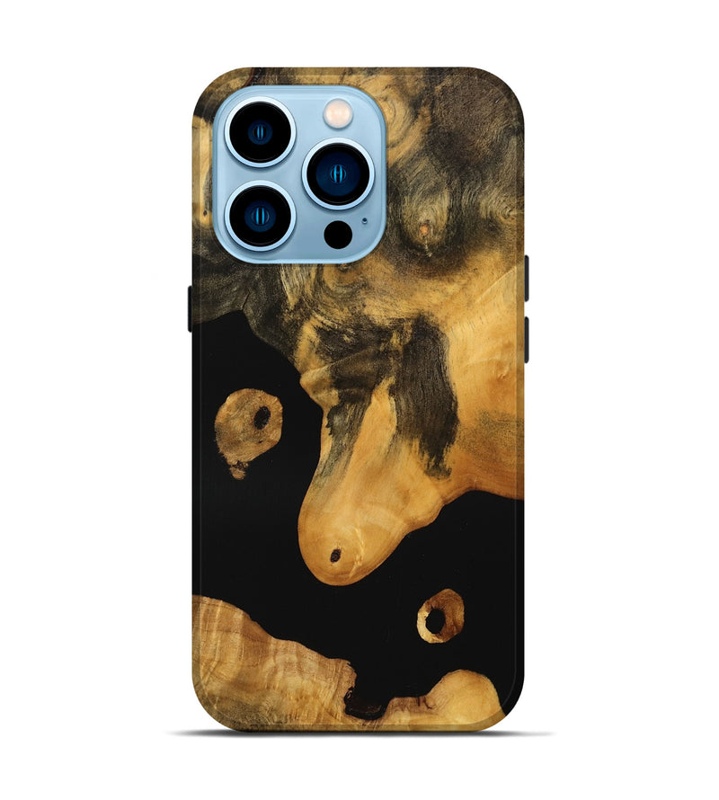 iPhone 14 Pro Wood Live Edge Phone Case - Hadley (Wood Burl, 746280)