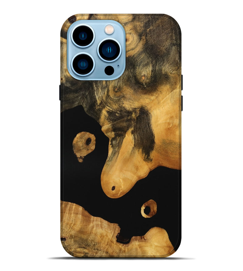 iPhone 14 Pro Max Wood Live Edge Phone Case - Hadley (Wood Burl, 746280)