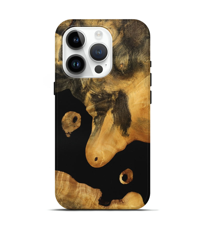 iPhone 15 Pro Wood Live Edge Phone Case - Hadley (Wood Burl, 746280)