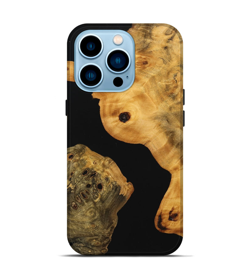 iPhone 14 Pro Wood Live Edge Phone Case - Wilma (Wood Burl, 746281)