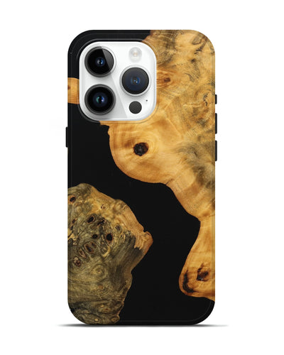 iPhone 15 Pro Wood Live Edge Phone Case - Wilma (Wood Burl, 746281)