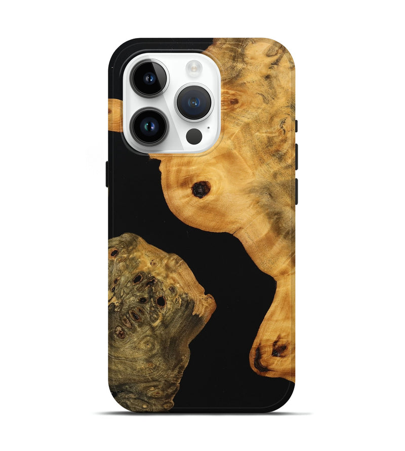 iPhone 15 Pro Wood Live Edge Phone Case - Wilma (Wood Burl, 746281)