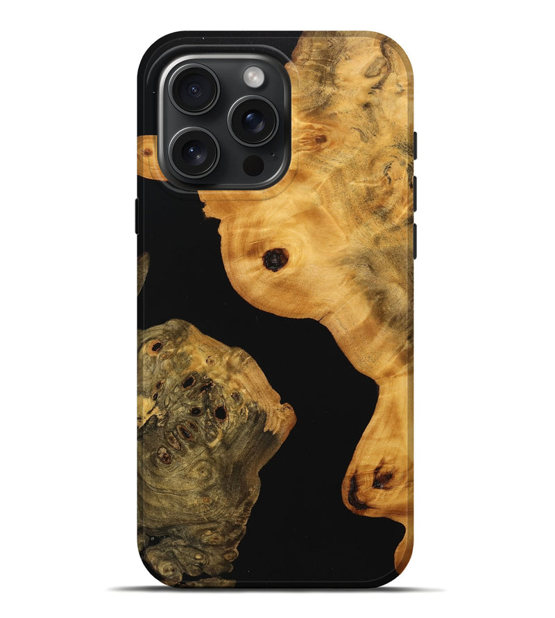 iPhone 16 Pro Max Wood Live Edge Phone Case - Wilma (Wood Burl, 746281)