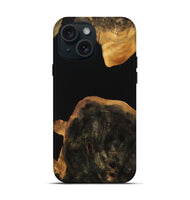 iPhone 15 Wood Live Edge Phone Case - Kylee (Wood Burl, 746282)