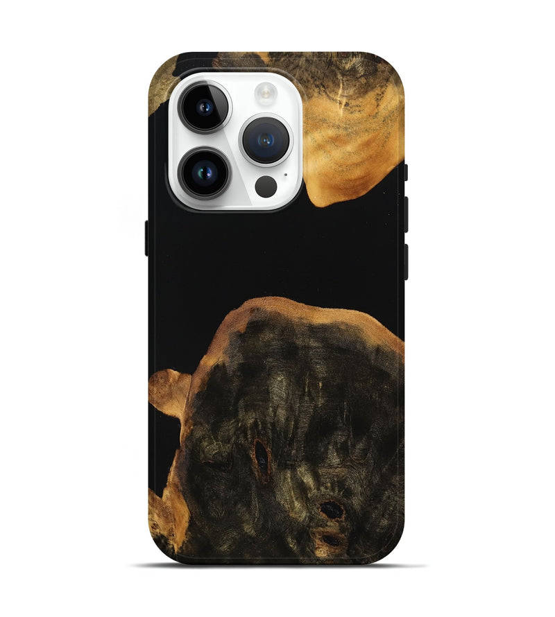 iPhone 15 Pro Wood Live Edge Phone Case - Kylee (Wood Burl, 746282)