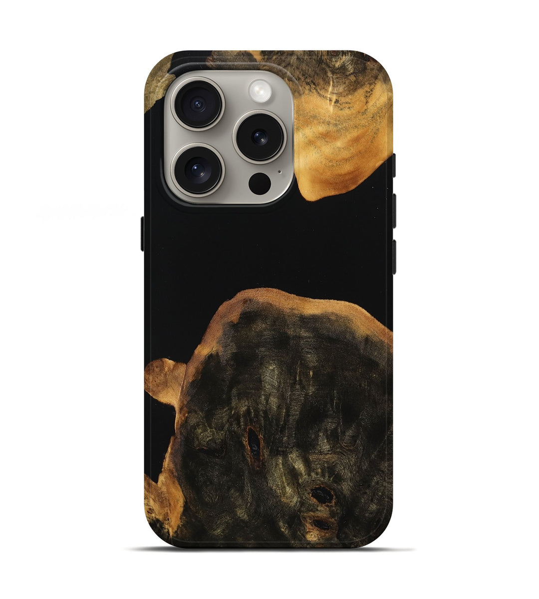 iPhone 16 Pro Wood Live Edge Phone Case - Kylee (Wood Burl, 746282)